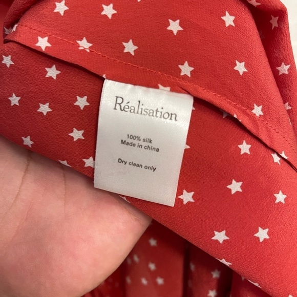 Realisation Par The Alexandra Mini Dress Red Star - Picture 4 of 5
